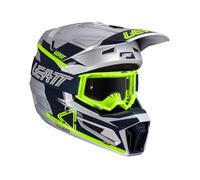 LEATT Casco motocross 3.5 con maschera inclusa