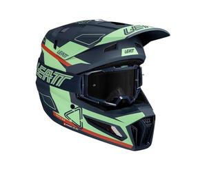 LEATT Casco motocross 3.5 con maschera inclusa