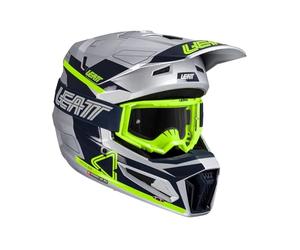 LEATT Casco motocross 3.5 con maschera inclusa