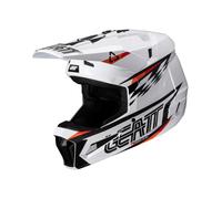 Leatt Casco motocross 3.5 con maschera inclusa Bianco L - 1025100543