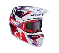 Leatt Casco Motocross 8.5 in Fibre Composite con Maschera Inclusa, Moto Unisex Adulto, Marrone, M