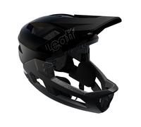 LEATT Casco MTB 3.0 per Enduro versatile con menton Unisex Nero S - 1023014650