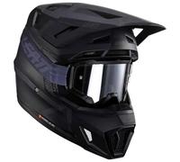 Leatt 7.5 S24 Stealt, casco a croce XXL male Nero/Grigio