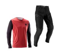 Leatt Completo Bambino Maglia E Pantaloncini Mtb Gravity Abbigliamento Uomo