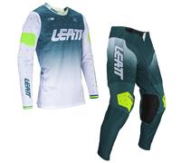 Leatt Completo Maglia Pantaloni 2024 Rosso MX Fuel 4.5 Lite Combo Kit