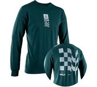 Leatt Core V26, t-shirt manica lunga unisex L unisex Verde Scuro/Grigio Chiaro