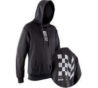 Leatt Core V26 Vintage, felpa con cappuccio unisex L unisex Nero/Grigio Chiaro