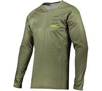 Leatt DBX 5.0 MTB LS Maglia da Bicicletta (Green,S)