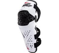 Leatt Dual Axis Pro Protezioni per ginocchia e stinchi, bianco, taglia L XL per maschi