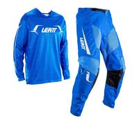Leatt 3.5 Ride Kit V26, set pantaloni in jersey/tessuto M male Blu/Bianco