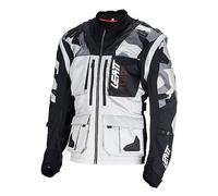 Leatt 5.5 Enduro S24 Forge, giacca in tessuto S male Grigio/Nero/Rosso