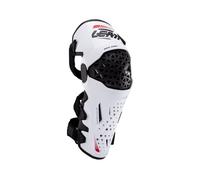 Ginocchiera Knee Shin GUARD DUAL AXIS PRO Bianco Nero LEATT - UE: S