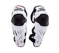 Ginocchiera Knee Shin GUARD DUAL AXIS PRO Bianco Nero LEATT - UE: 2XL