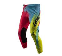 Leatt GPX 2.5 Pantaloni Moto, Unisex - Adulto, Red/Lime, S