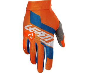 Leatt GPX 2.5 X-Flow Guanti, Arancione/blu, Taglia 2XL