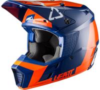 Leatt GPX 3.5 V20.2 Casco Motocross, blu-arancione, taglia XL per maschi