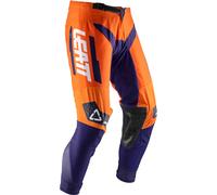 Leatt GPX 4.5 Pantaloni Motocross, Arancione/blu, Taglia S
