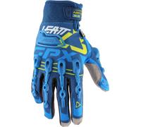 Leatt GPX 5.5 Windblock Guanti, blu/giallo, Taglia XS
