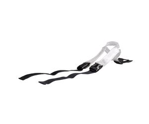 Leatt GPX LB Cinghie di fissaggio, nero/trasparente, Taglia S