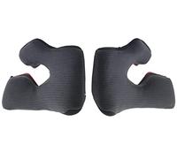 Leatt 8.5, 9.5, guanciali 25 mm male Nero