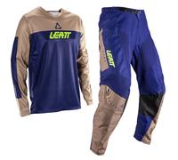 Leatt 3.5 V26 Long Sleeve Off-road Set Beige,Blu S Uomo