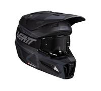 Leatt 3.5 Stealt, casco da motocross XL female Nero/Grigio