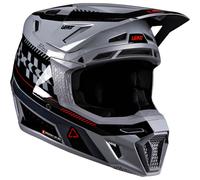 Leatt 8.5+velocity 5.5 Off-road Helmet Kit Grigio XL