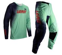 Leatt 3.5 Matcha, set pantaloni in jersey/tessuto L male Verde/Nero/Rosso