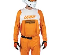 Leatt 4.5 Lite V26 Long Sleeve Jersey Bianco,Arancione M Uomo
