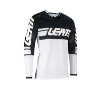 Leatt 4.5 X-Flow 2024 Maglia Motocross, nero-bianco, taglia M