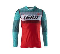 Leatt 5.5 UltraWeld S24 Fuel, maglia M male Rosso/Turchia/Bianco