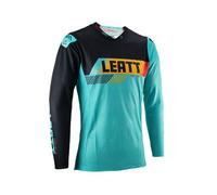 Leatt 5.5 Ultraweld Contrast Maglia Motocross, nero-blu, taglia S per maschi