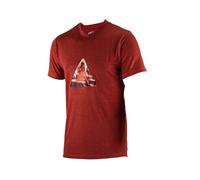 Maglia leatt mtb all mtn 2 0 a manica corta rossa