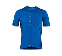 Leatt Mtb Endurance 5.0 Short Sleeve Jersey Blu S Uomo