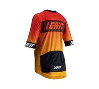 Leatt Mtb Endurance 6.0 Short Sleeve Jersey Arancione S Donna Red
