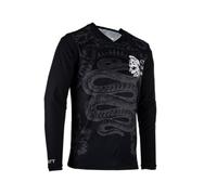 Leatt Maglia MTB Gravity 3.0 a manica lunga con ottima vestibilità Nero Uomo | Leatt XL