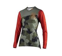 Leatt Gravity 4.0 Long Sleeve Enduro Jersey Verde M Donna
