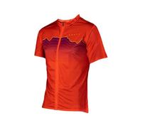 Leatt Mtb Trail 3.0 Short Sleeve Jersey Arancione L Uomo
