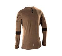Leatt Maglia Tecnica MTB Gravity 3.0 Manica Lunga - Traspirante per Enduro e Trail | Marrone | M/us40/eu50