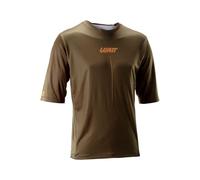 Leatt Maglia Tecnica MTB Gravity 4.0 - Traspirante per Enduro e Downhill | Marrone | Xl/us44/eu54