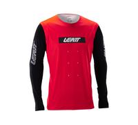 Leatt Maglia Tecnica MTB Manica Lunga Gravity 8.0 | Rosso | S/us38/eu48