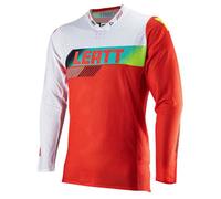 Leatt 5.5 Ultraweld Contrast Maglia Motocross, bianco-rosso, taglia S