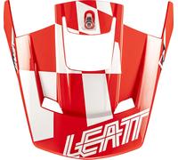 Leatt Moto 3.5 Checkered Cima dell'Elmo, rosso