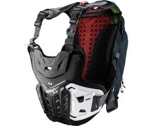Leatt Moto 4.5 Hydra 3in1 Motocross Chest Protector, nero/rosso, Taglia unica