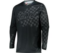 Leatt Moto 4.5 Lite Brushed Maglia Motocross, nero/grigio, Taglia S