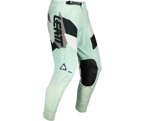 Leatt Moto 4.5 Patch Pantaloni Motocross, Bianco/Verde, Taglia M