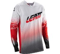 Leatt Moto 4.5 X-Flow V26 Maglia da motocross, nero-bianco-rosso, taglia 2XL per maschi