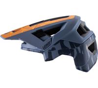 Leatt MTB All Mountain 4.0 Casco da bicicletta, grigio/arancione, Taglia S (51-55)