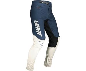 Leatt MTB Gravity 4.0 Pantaloni da bicicletta per bambini, bianco-blu, taglia M