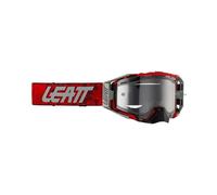 Leatt Occhiali Velocity 6.5 Enduro 2024 Rosso Paraluce Trasparente MX Off-Road